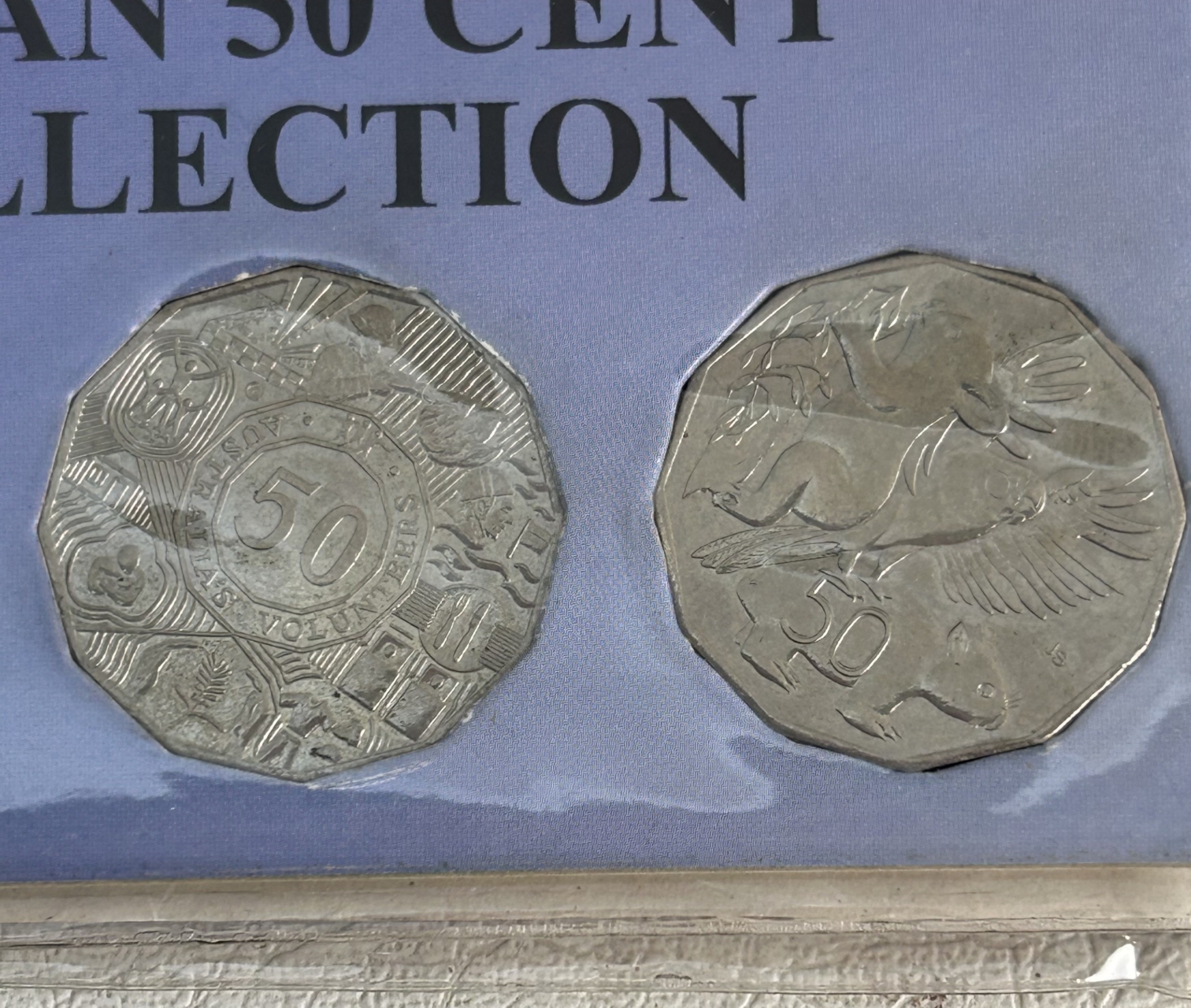 Australian 50 Cent Commemorative 16-Coin Collection 1966–2004 | 1966 Silver 50c | 2 Display Cards #71636-1 Australian 50 Cent Commemorative 16-Coin Collection 1966–2004 | 1966 Silver 50c | 2 Display Cards #71636-1 - Image 6