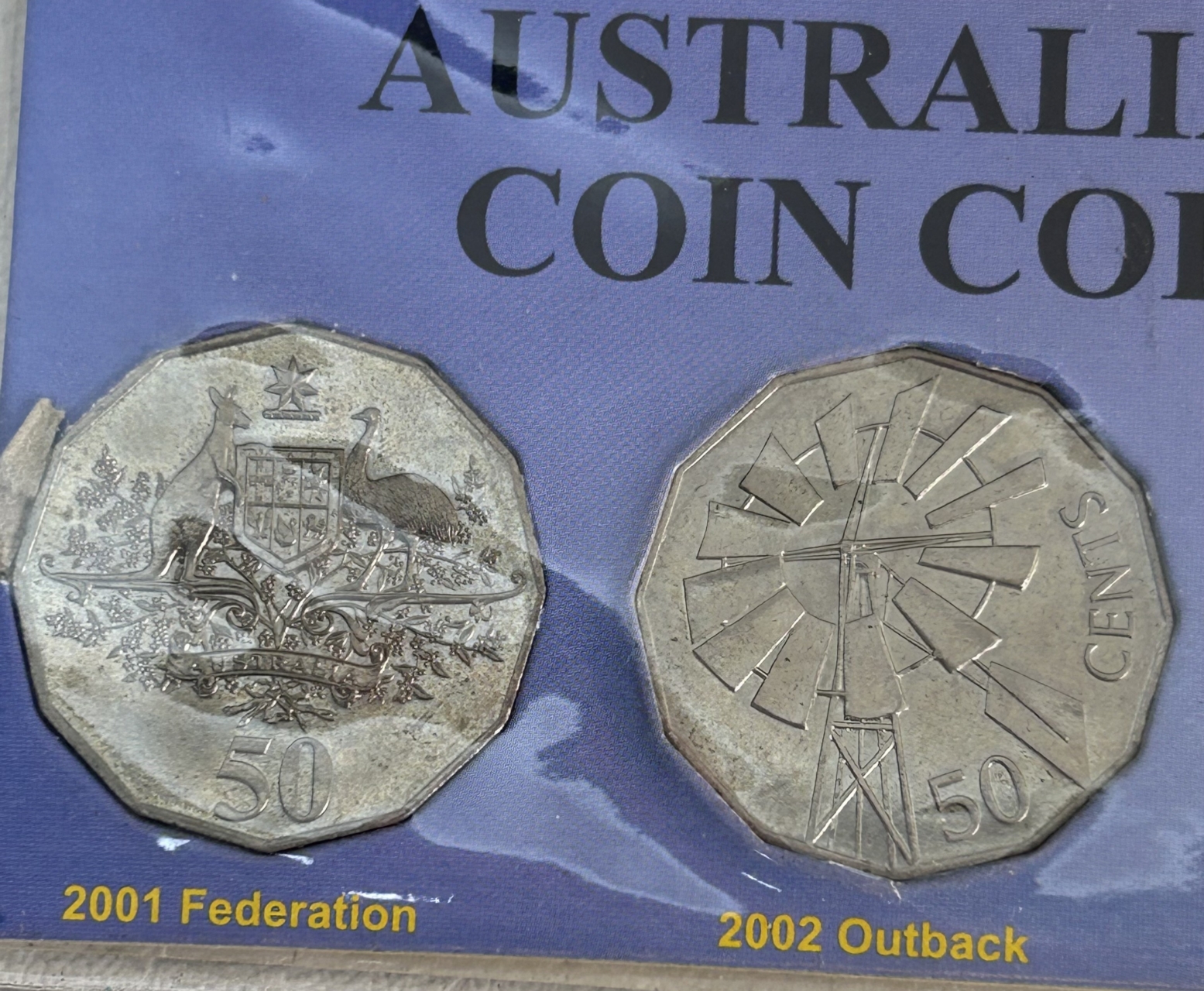 Australian 50 Cent Commemorative 16-Coin Collection 1966–2004 | 1966 Silver 50c | 2 Display Cards #71636-1 Australian 50 Cent Commemorative 16-Coin Collection 1966–2004 | 1966 Silver 50c | 2 Display Cards #71636-1 - Image 7