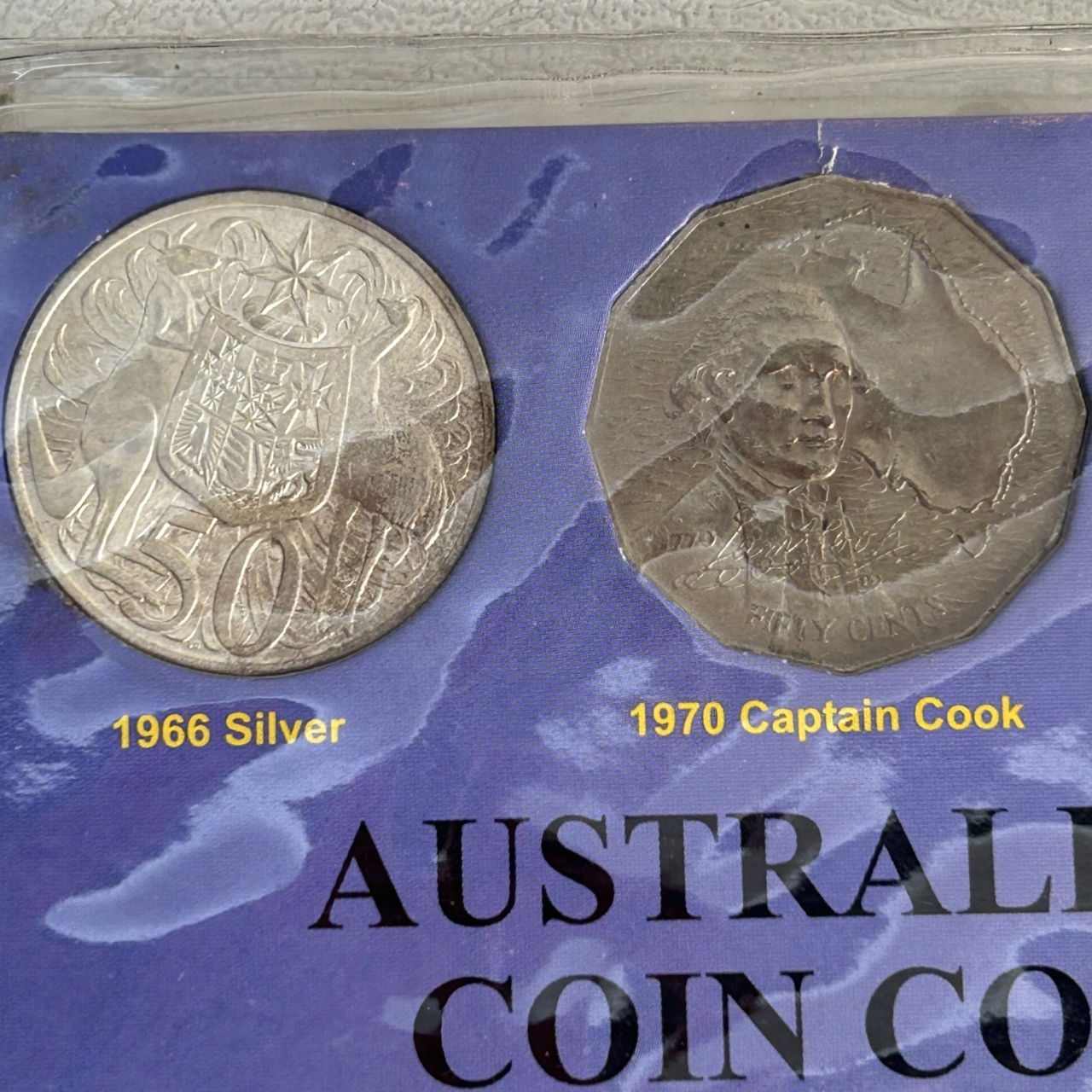 Australian 50 Cent Commemorative 16-Coin Collection 1966–2004 | 1966 Silver 50c | 2 Display Cards #71636-1 Australian 50 Cent Commemorative 16-Coin Collection 1966–2004 | 1966 Silver 50c | 2 Display Cards #71636-1 - Image 8