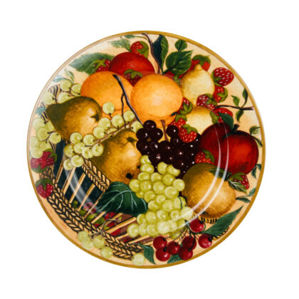 Block Country Orchard Chop Plate Round Platter by Gear 1995 31cm #71589