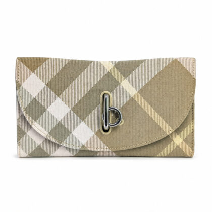 Burberry Check Rocking Horse Long Continental Wallet With Dust Bag 19cm #71363