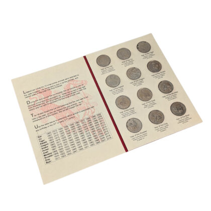 Chinese Lunar Zodiac Medal Set of 12 Commemorative Coins #71299
