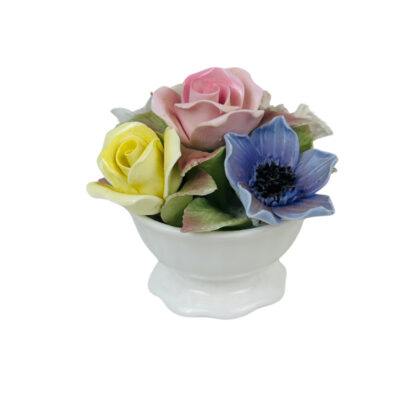Monty's Coalport Hand Modelled & Hand Painted Bone China Floral Bouquet 7cm #71589-45