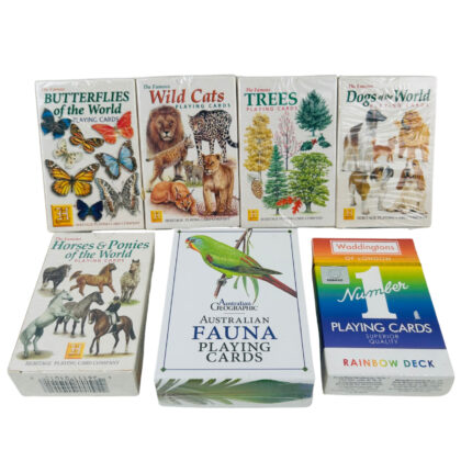 Collection of 7 Playing Card Decks Brand New & Sealed #71557