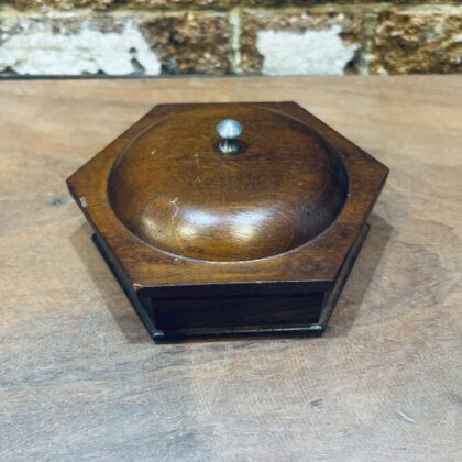 Handcrafted Red Cedar Hexagonal Trinket Box By Don Gardner 13cm #71555-9
