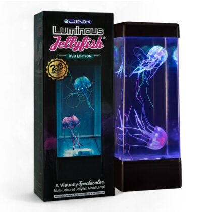 JINX Luminous Jellyfish Mood Lamp Collectable Boxed Tested and Working #71389