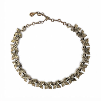 Monty's Leaf Motif Statement Costume Necklace | 42cm | 54.2g #71622