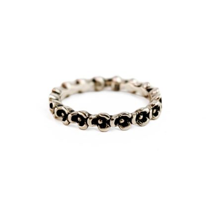 Pandora Floral Band Ring | Sterling Silver | Size Q (Pandora 58) #71512