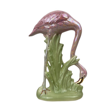 Pink Flamingo Opalescent Ceramic Statue | 36cm #71229