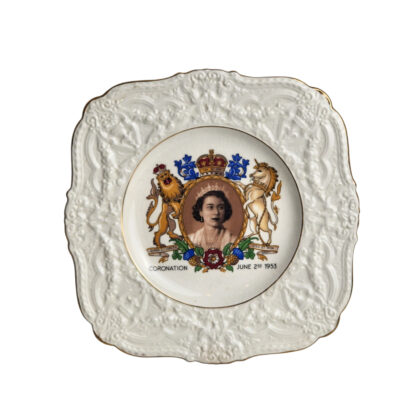 Royal Cauldon Queen Elizabeth II Coronation Commemorative Plate 1953 22cm #71144