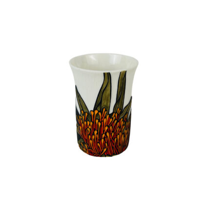 Monty's Sam Pettigrew Floral Hand Carved Porcelain Vase 11.5cm #71589-40