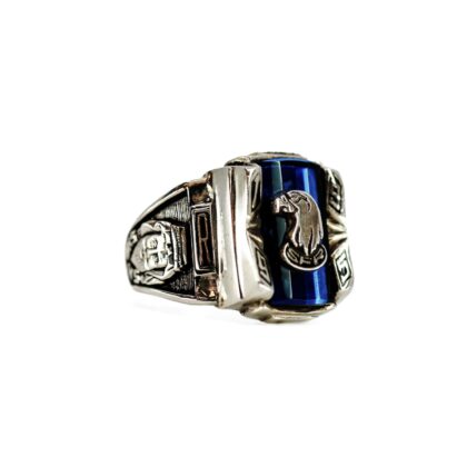 Sterling Silver 1995 Hollywood High School Sheiks Class Ring | Los Angeles | Size Q | 10.4g #71618