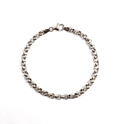 Sterling Silver Belcher Bracelet 19cm #71540