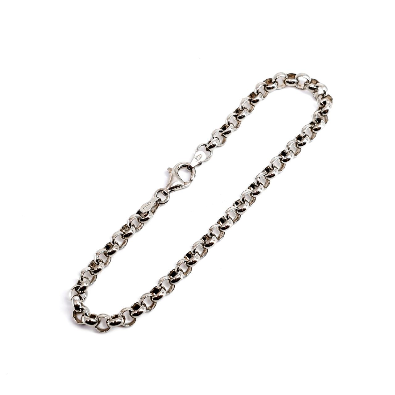 Sterling Silver Belcher Bracelet 19cm #71540 Sterling Silver Belcher Bracelet 19cm #71540 - Image 5