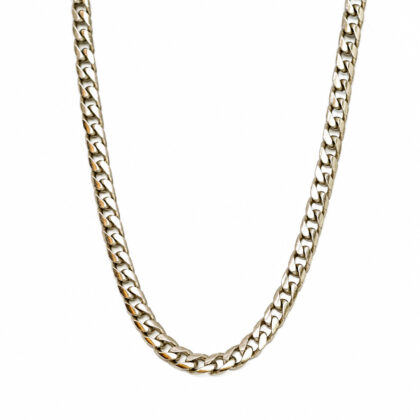 Monty's Sterling Silver Curb Link Chain Necklace | 54cm | 72.8g #70162