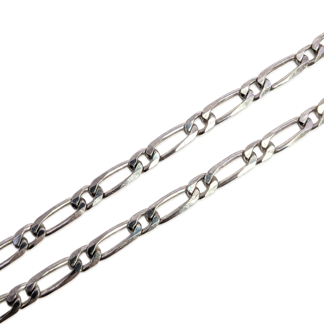 Sterling Silver Figaro Curb Link Chain | 70cm | 12.9g #71599 Sterling Silver Figaro Curb Link Chain | 70cm | 12.9g #71599 - Image 2