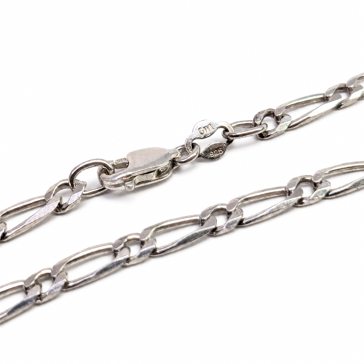Sterling Silver Figaro Curb Link Chain | 70cm | 12.9g #71599 Sterling Silver Figaro Curb Link Chain | 70cm | 12.9g #71599 - Image 3