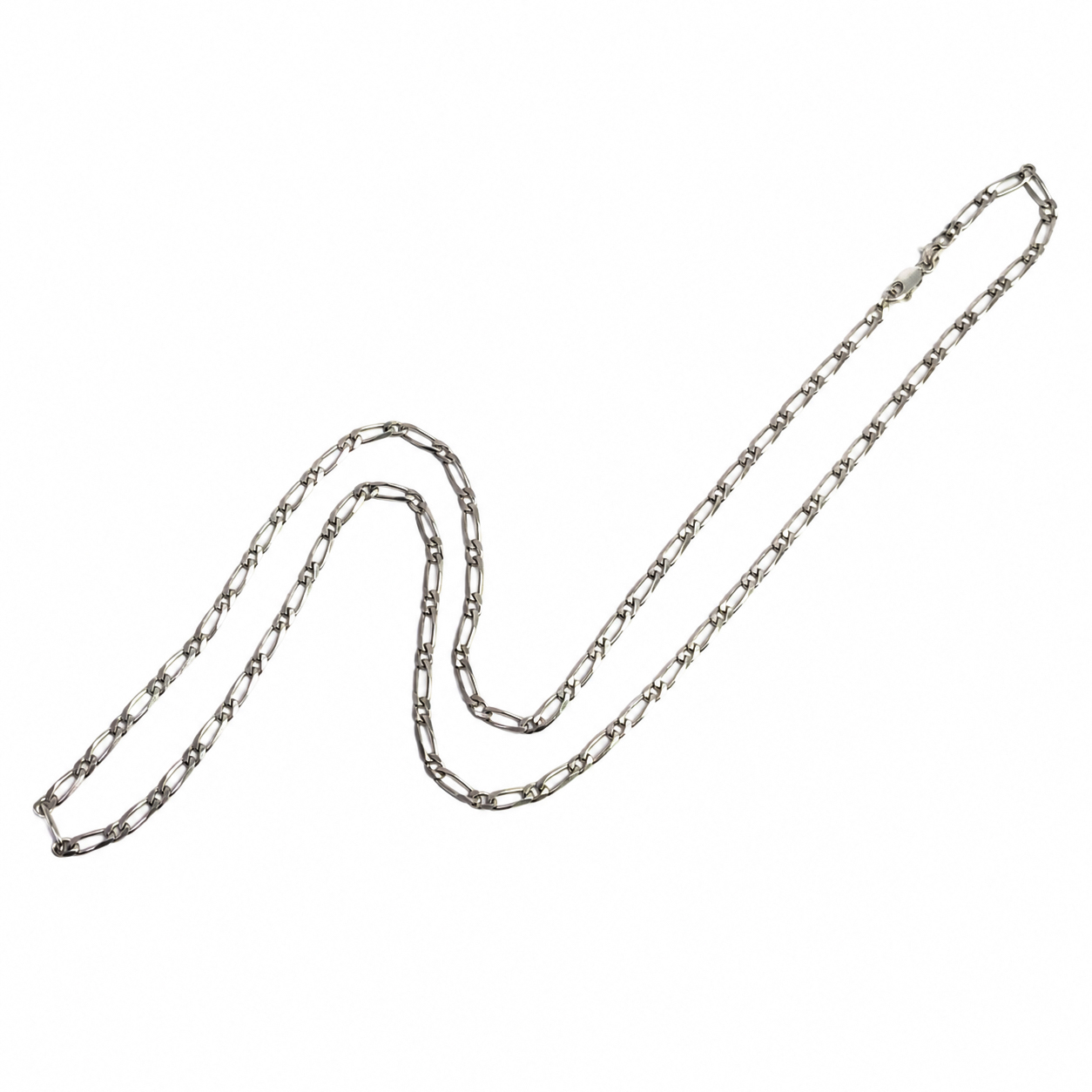 Sterling Silver Figaro Curb Link Chain | 70cm | 12.9g #71599 Sterling Silver Figaro Curb Link Chain | 70cm | 12.9g #71599 - Image 4