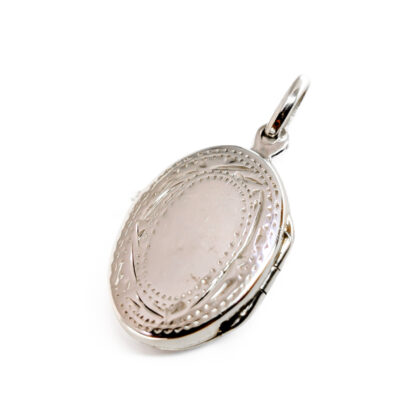 Sterling Silver Oval Locket Pendant | 21 x 15.5mm | 3.3g #71612