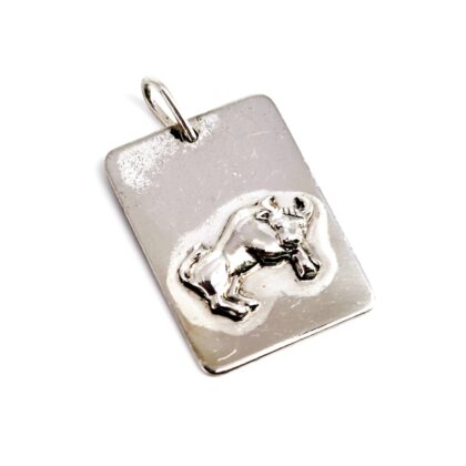 Sterling Silver Taurus Zodiac Pendant | 4.3g #68652