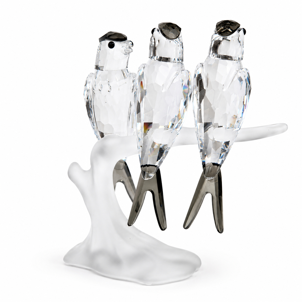 Swarovski Crystal Swallows Figurine 892039 Retired With Original Box #71564 Swarovski Crystal Swallows Figurine 892039 Retired With Original Box #71564 - Image 2