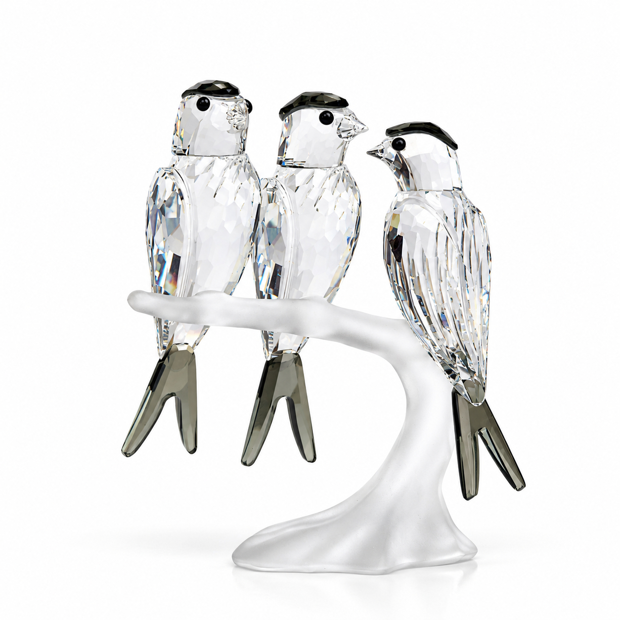 Swarovski Crystal Swallows Figurine 892039 Retired With Original Box #71564 Swarovski Crystal Swallows Figurine 892039 Retired With Original Box #71564