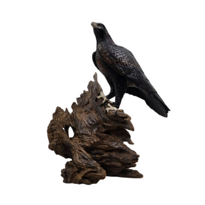 The Hollow Log Collection Wedge Tailed Eagle Resin Statue 28cm Boxed #71587