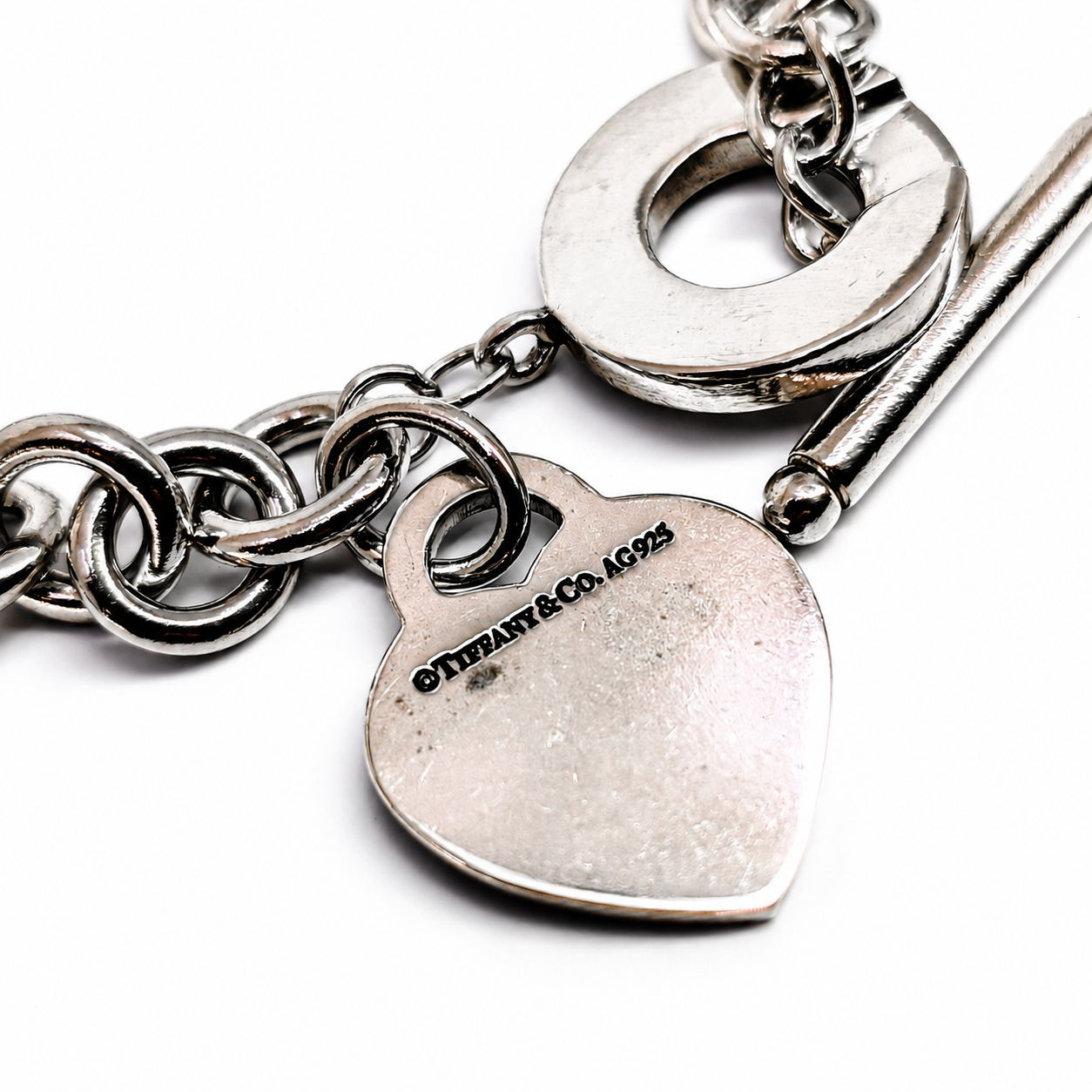 Tiffany & Co. Return to Tiffany Heart Tag Toggle Bracelet | Sterling Silver | 20cm | 40.3g #70905 - Image 3