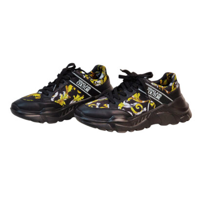 Monty's Versace Jeans Couture Fondo Speedtrack Sneakers 78YA3SC2 | Baroque Black | EU 45 / US 11 | Box #70707