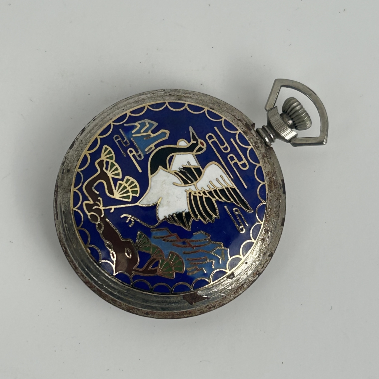 Vintage French Fob / Pocket Watch | 51mm | Running | As-Is for Parts / Restoration #71447-17 Vintage French Fob / Pocket Watch | 51mm | Running | As-Is for Parts / Restoration #71447-17 - Image 4