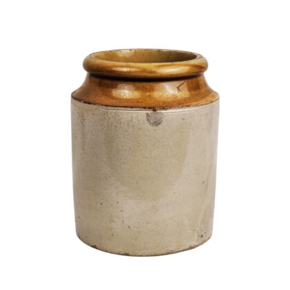 Vintage Stoneware Preserving Jar Ochre Glaze No. 18 20cm #71589-42