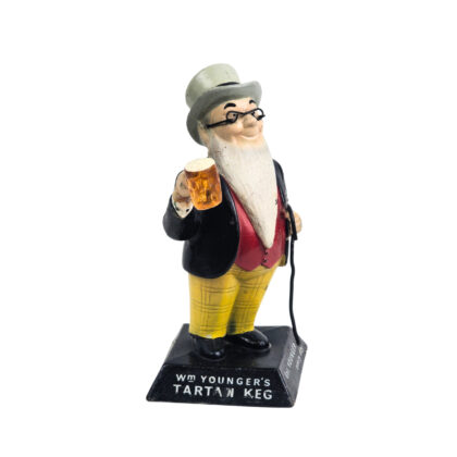 Vintage William Younger’s Tartan Keg Beer Advertising Bar Figure 22cm #71145-1