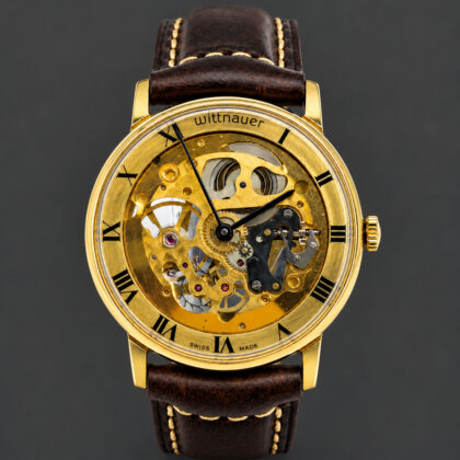 Wittnauer Skeleton 14ct Gold-Filled Manual Wind Watch | Circa 1960 | 32.6mm #70760