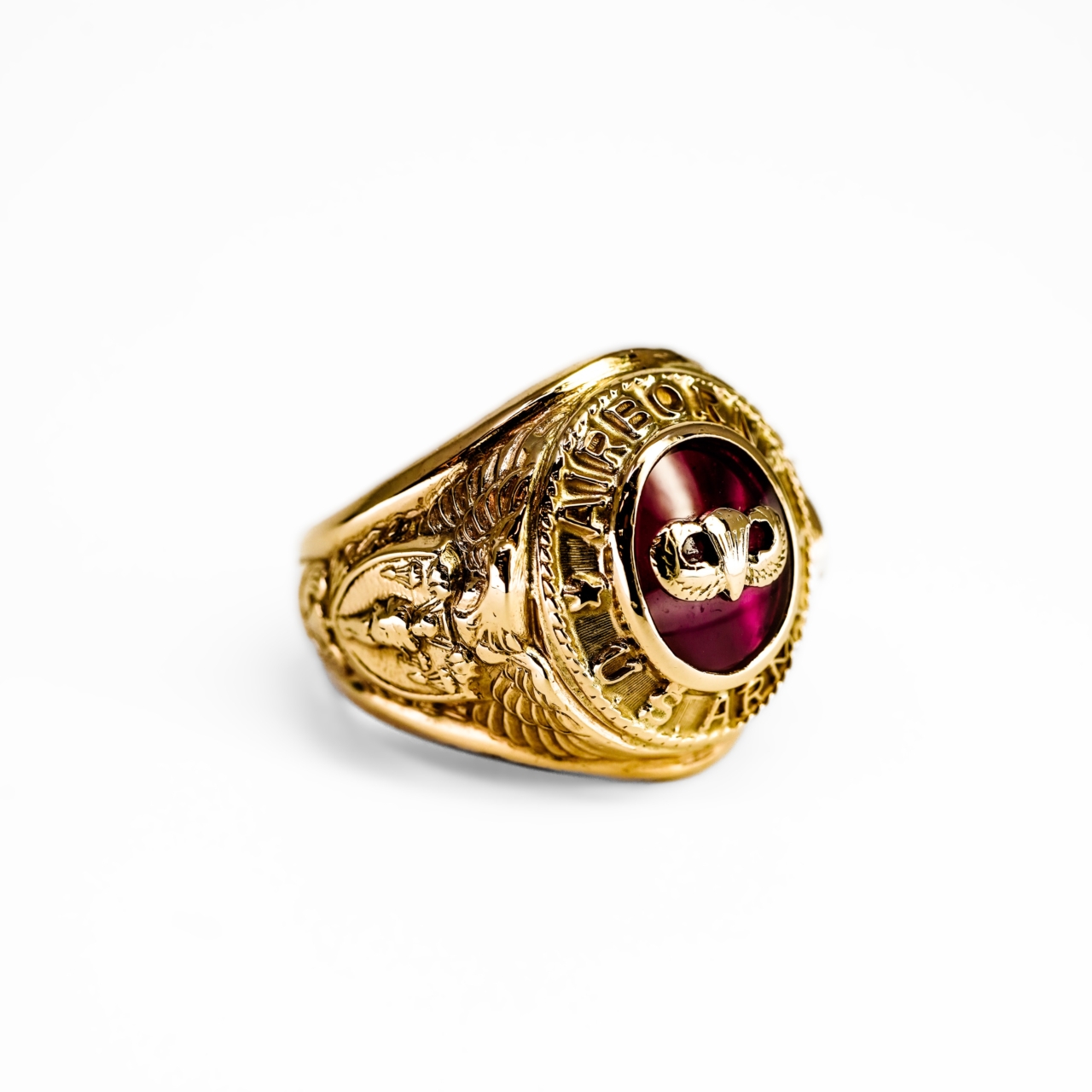 10ct Yellow Gold U.S. Army Airborne Ring | 14.2g #71724 10ct Yellow Gold U.S. Army Airborne Ring | 14.2g #71724 - Image 4