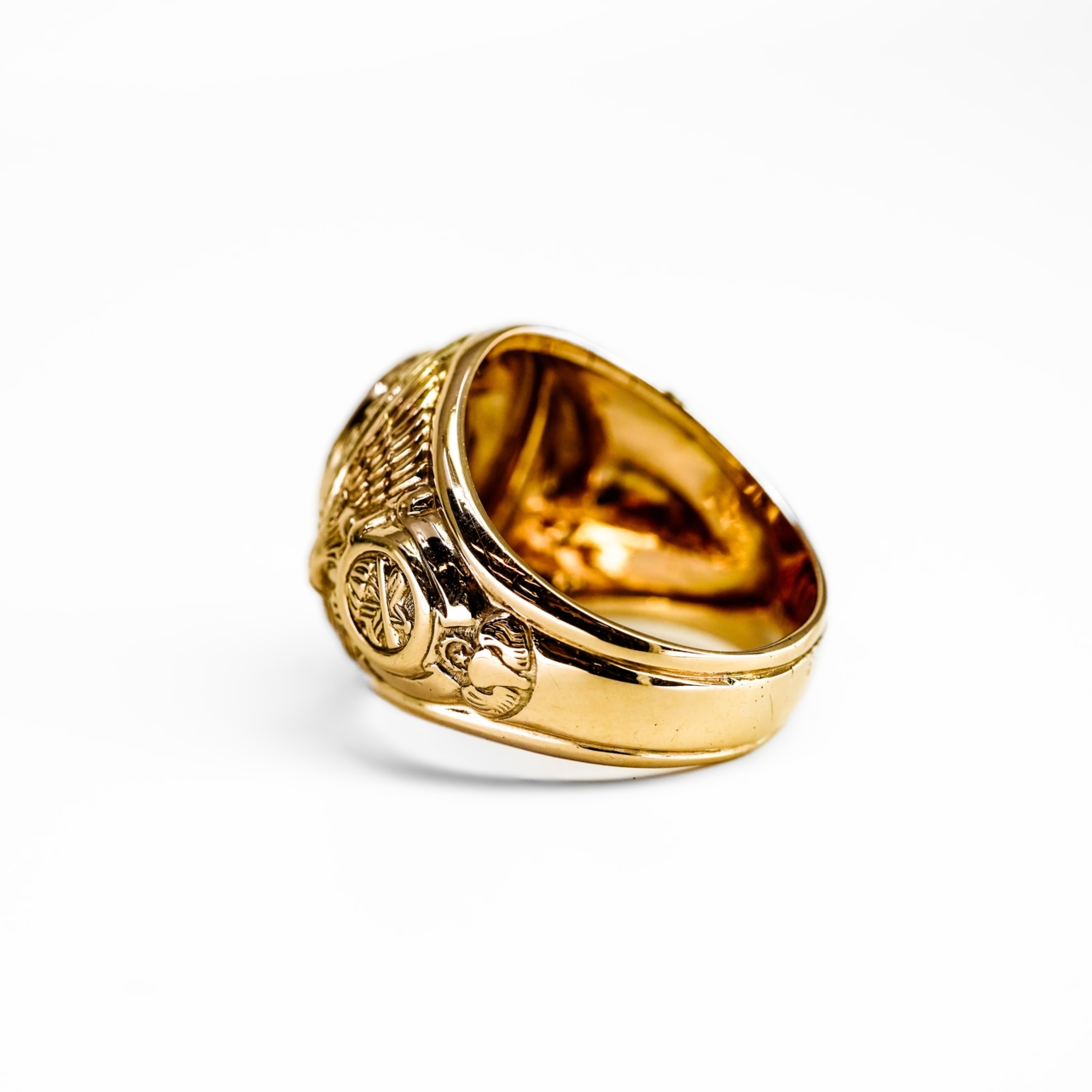 10ct Yellow Gold U.S. Army Airborne Ring | 14.2g #71724 10ct Yellow Gold U.S. Army Airborne Ring | 14.2g #71724 - Image 5