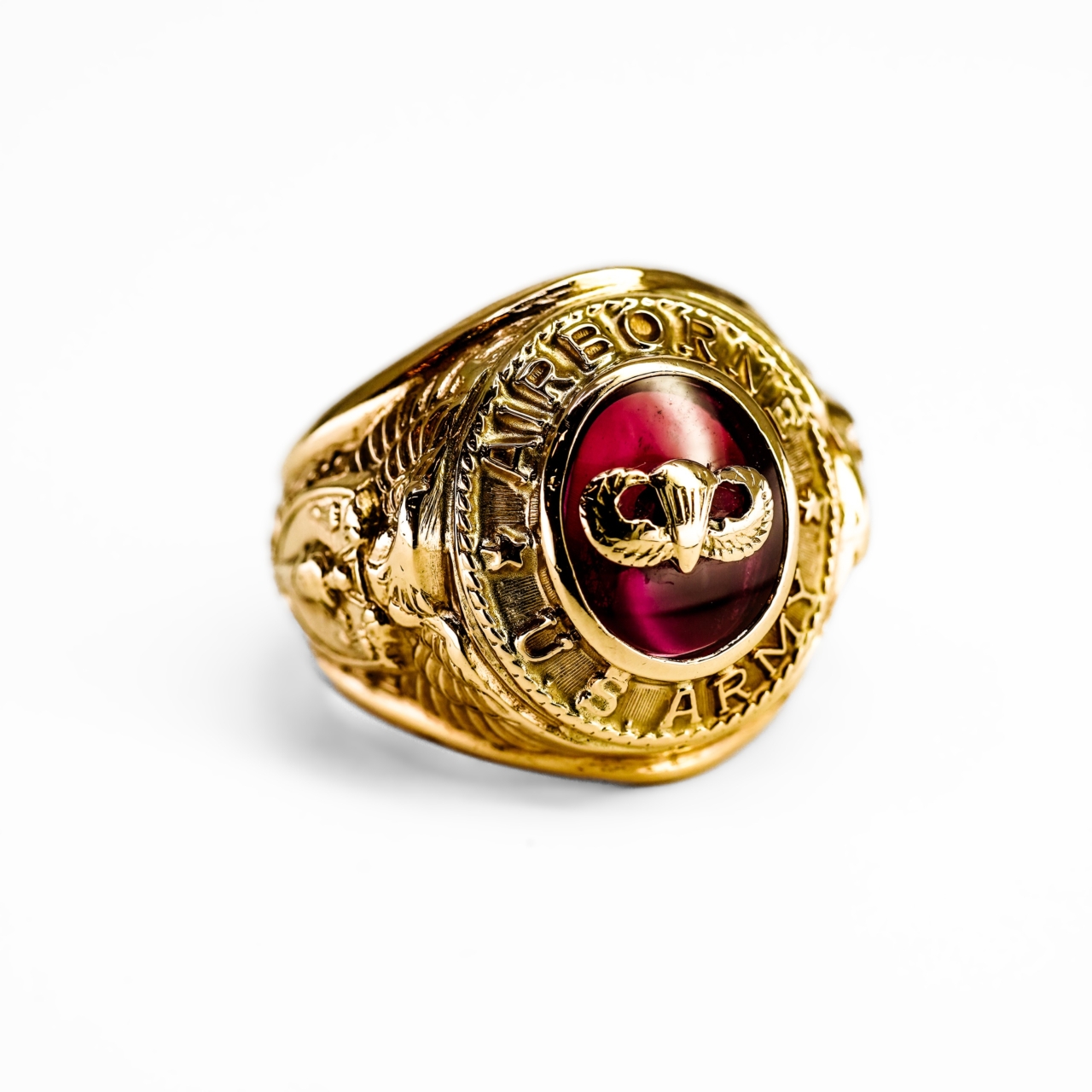 10ct Yellow Gold U.S. Army Airborne Ring | 14.2g #71724 10ct Yellow Gold U.S. Army Airborne Ring | 14.2g #71724