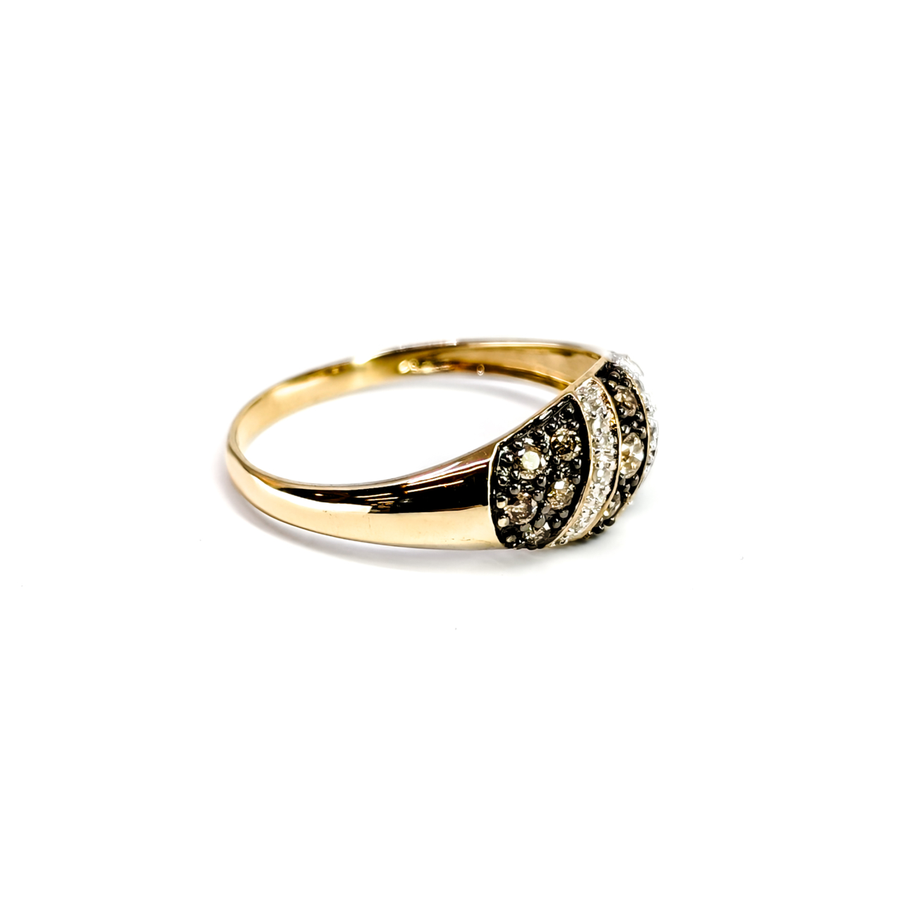 9ct Yellow Gold Natural Diamond Ring | Size P | 1.9g #71793 9ct Yellow Gold Natural Diamond Ring | Size P | 1.9g #71793 - Image 6