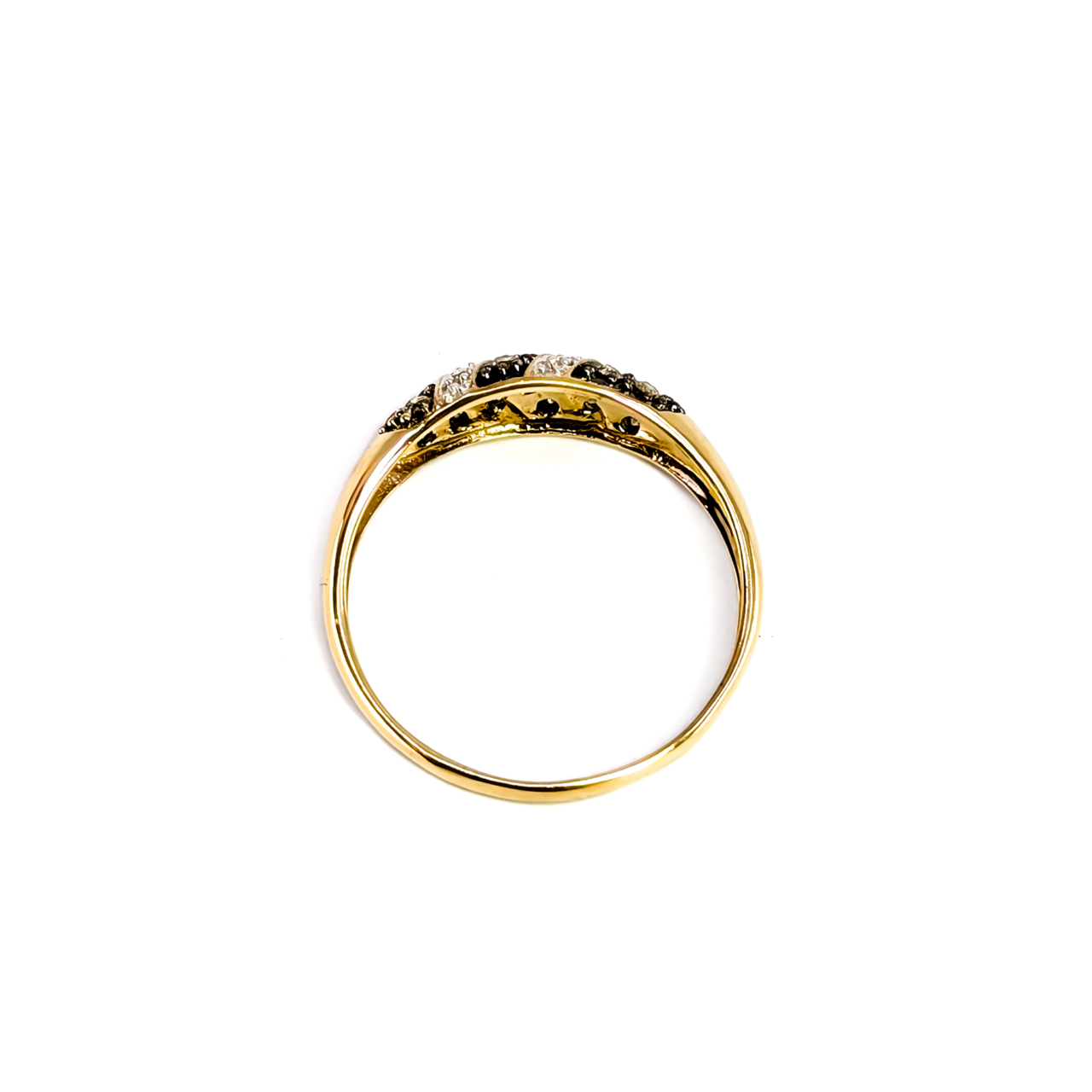 9ct Yellow Gold Natural Diamond Ring | Size P | 1.9g #71793 9ct Yellow Gold Natural Diamond Ring | Size P | 1.9g #71793 - Image 8