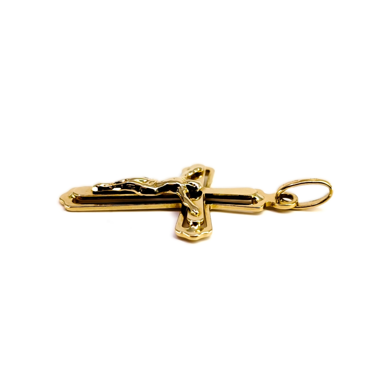 18ct Yellow Gold Cross / Crucifix Pendant | 1.8g | 29 x 17.5mm #71463 18ct Yellow Gold Cross / Crucifix Pendant | 1.8g | 29 x 17.5mm #71463 - Image 4