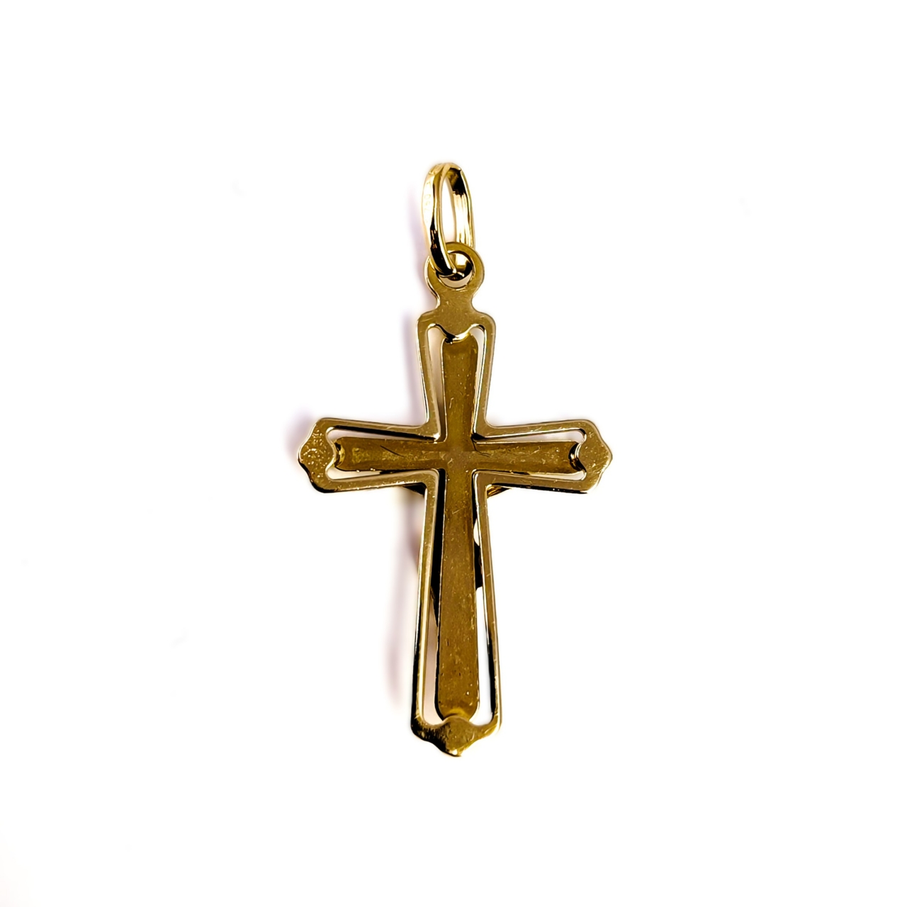 18ct Yellow Gold Cross / Crucifix Pendant | 1.8g | 29 x 17.5mm #71463 18ct Yellow Gold Cross / Crucifix Pendant | 1.8g | 29 x 17.5mm #71463 - Image 3