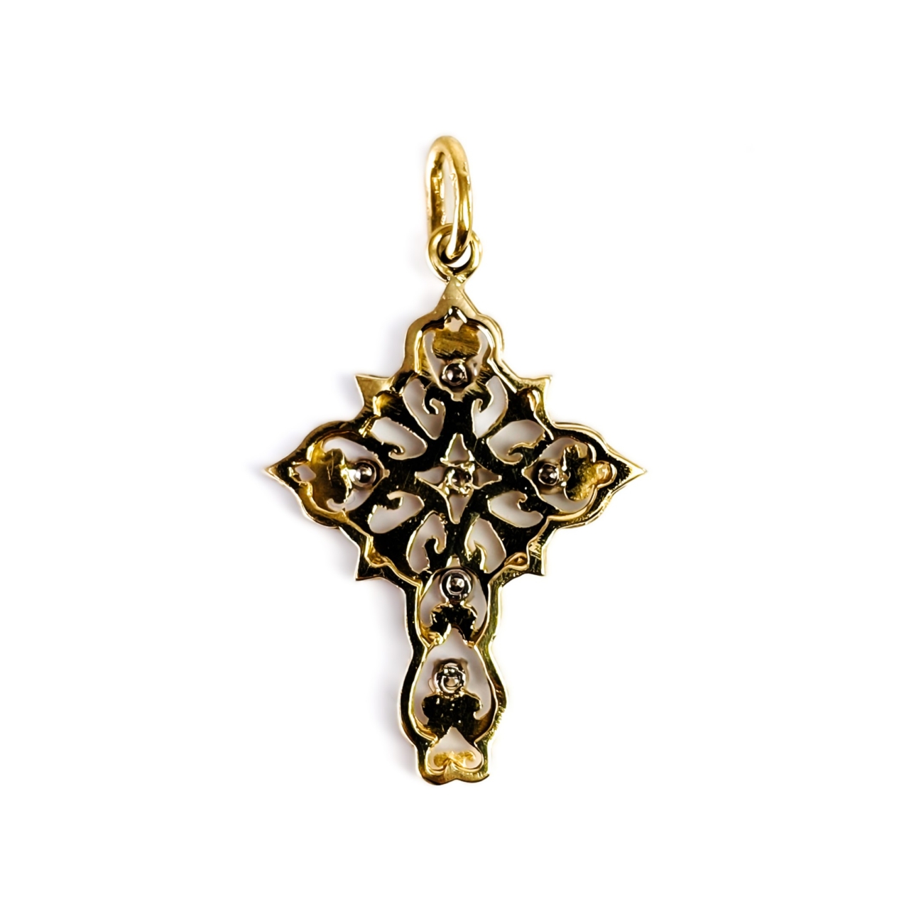 18ct Yellow Gold Diamond Cross Pendant | Approx. 0.20ct | 3.7g #71872 18ct Yellow Gold Diamond Cross Pendant | Approx. 0.20ct | 3.7g #71872 - Image 4