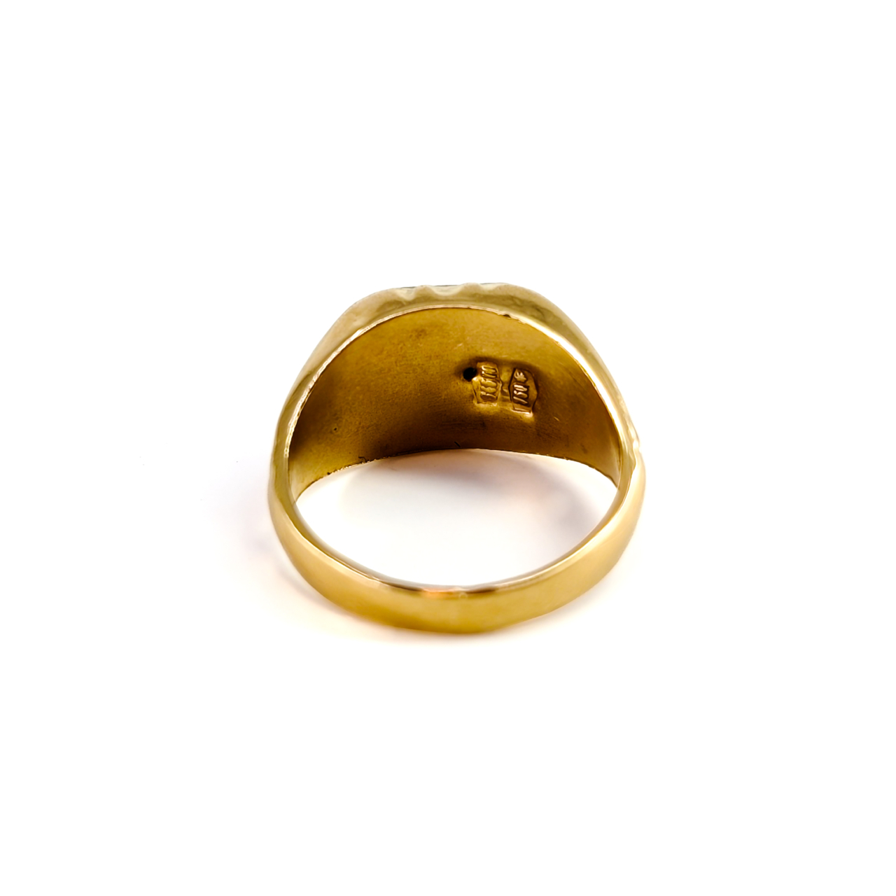 18ct Yellow Gold Ladies Signet Ring | Size E | 8.5mm Top #71496 18ct Yellow Gold Ladies Signet Ring | Size E | 8.5mm Top #71496 - Image 8