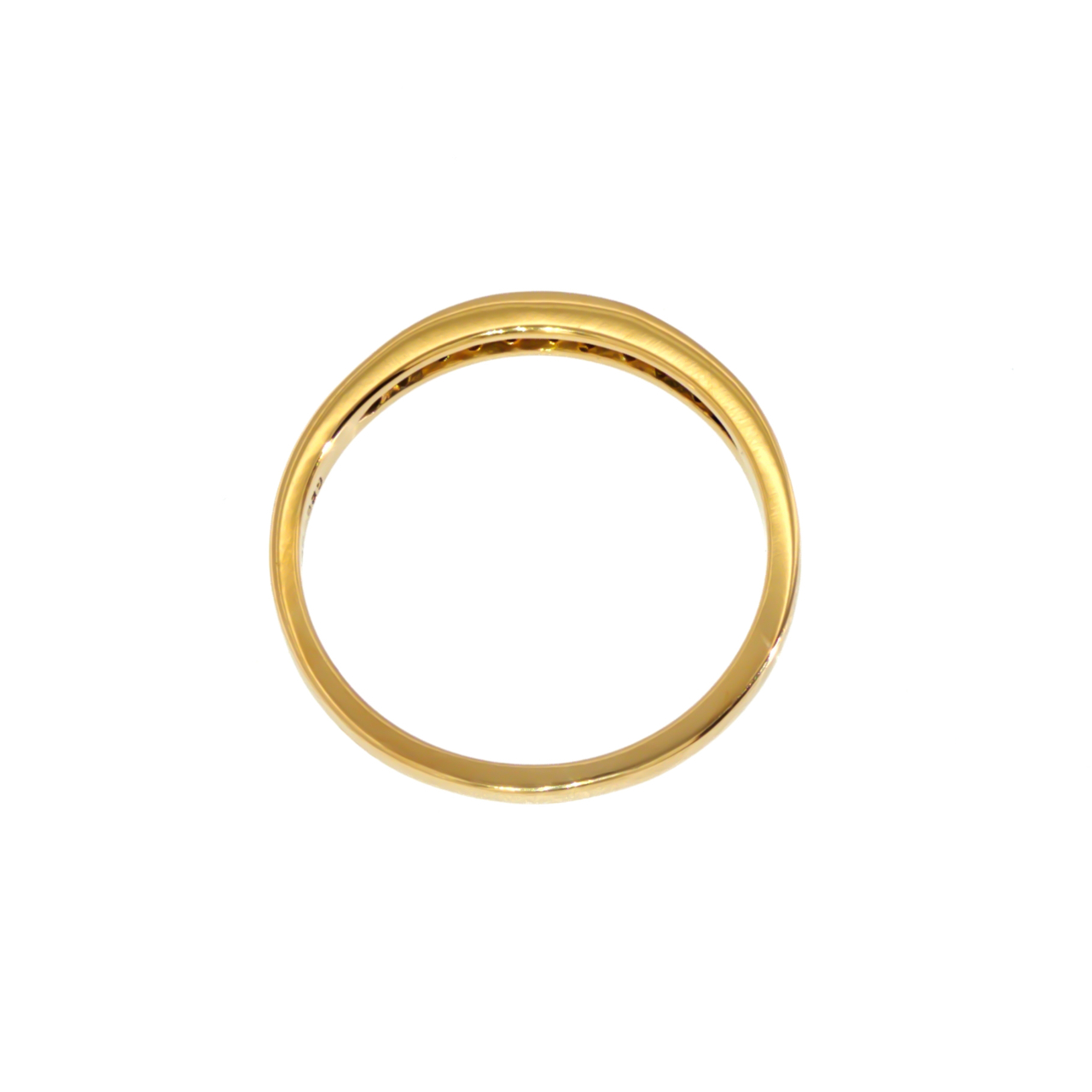 18ct Yellow Gold Natural Diamond Eternity Band Ring | Size P | 2.4g | 2.5mm #71825 18ct Yellow Gold Natural Diamond Eternity Band Ring | Size P | 2.4g | 2.5mm #71825 - Image 7