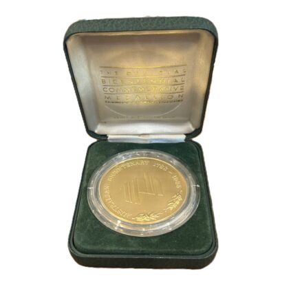 Monty's 1988 Australian Bicentenary Commemorative Medallion | Original Case #71788-2