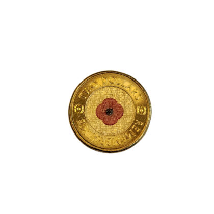 Monty's 2012 Australian $2 Remembrance Day Red Poppy Coloured Coin | Lest We Forget | RAM #71636-26