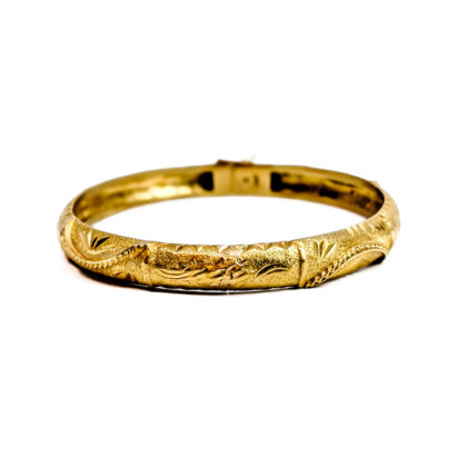 Monty's 24ct Yellow Gold Hinged Bangle | 19.6g | 59mm Internal Diameter #71750