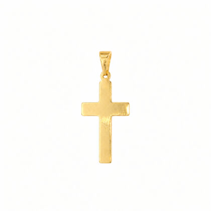Monty's 9ct Yellow Gold Cross Pendant | 0.7g | 21 x 14mm | Made in Germany #71548