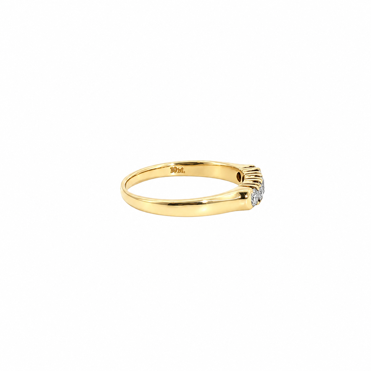 18ct Yellow Gold Natural Diamond Five-Stone Ring | 3.3g #71452 18ct Yellow Gold Natural Diamond Five-Stone Ring | 3.3g #71452 - Image 2