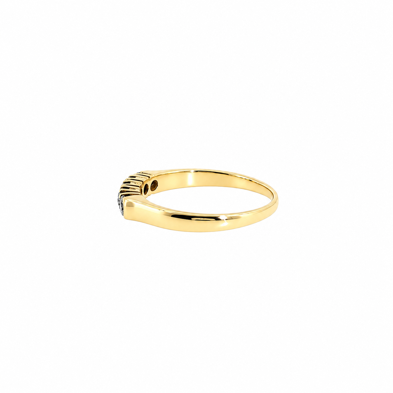18ct Yellow Gold Natural Diamond Five-Stone Ring | 3.3g #71452 18ct Yellow Gold Natural Diamond Five-Stone Ring | 3.3g #71452 - Image 4