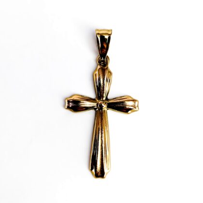 9ct Yellow Gold Cross Pendant | 1.0g | 27 x 16mm #71705